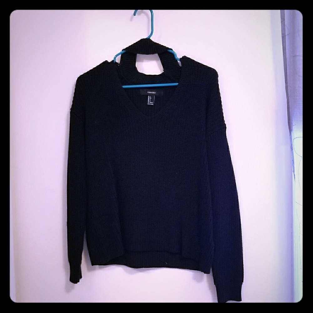 Black Knitted Sweater